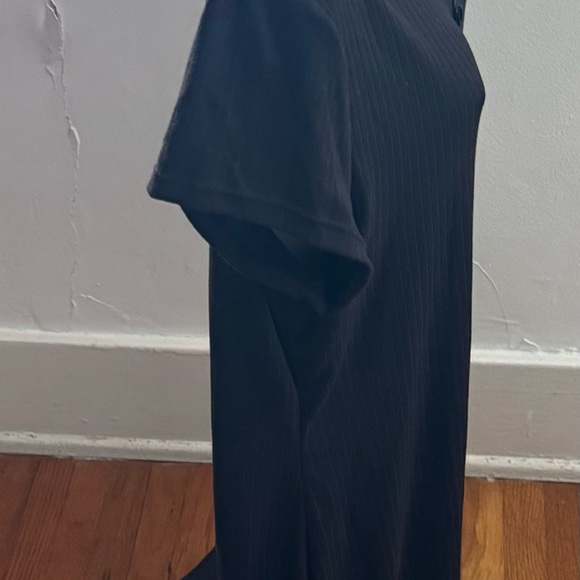 No Boundaries Junior black ribbed 1/4 zip collared bodycon mini dress, size XL - Picture 10 of 14